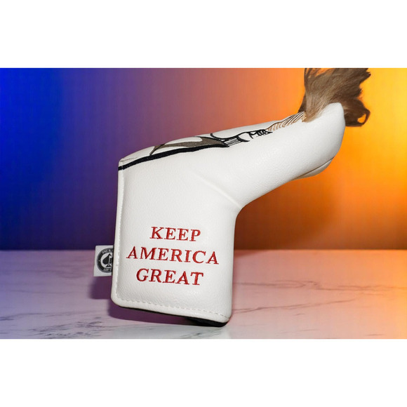 Keep America Great Premium Golf Club Headcover - Quality Leather, Hand-Made - Picture 6 of 11